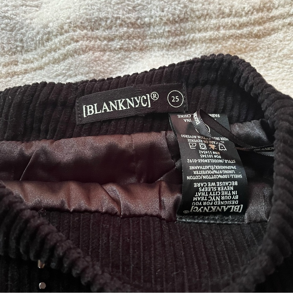 Blank NYC: Studded Corduroy Mini Skirt - Picture 9 of 14
